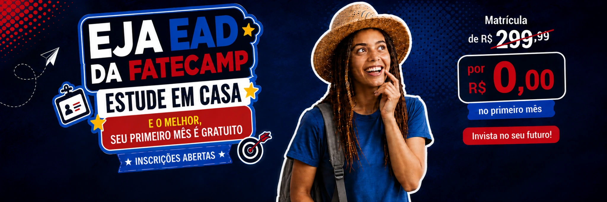 EJA EAD Fatecamp, estude em casa